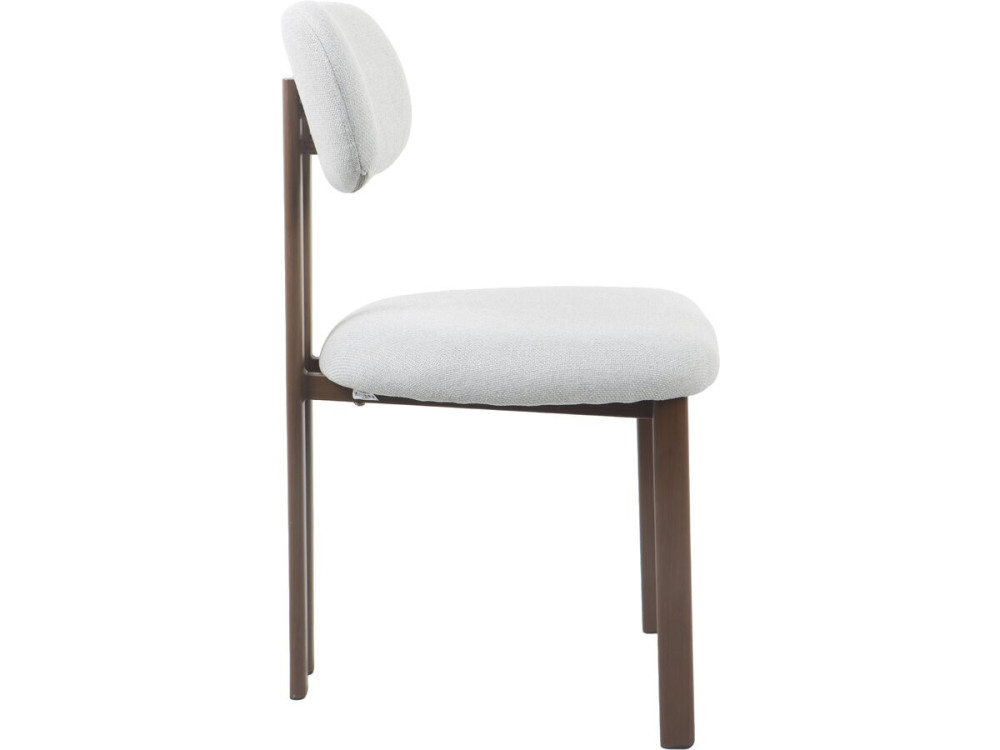 Lote de 2 sillas de comedor "Veralia" imitación madera - Gris claro