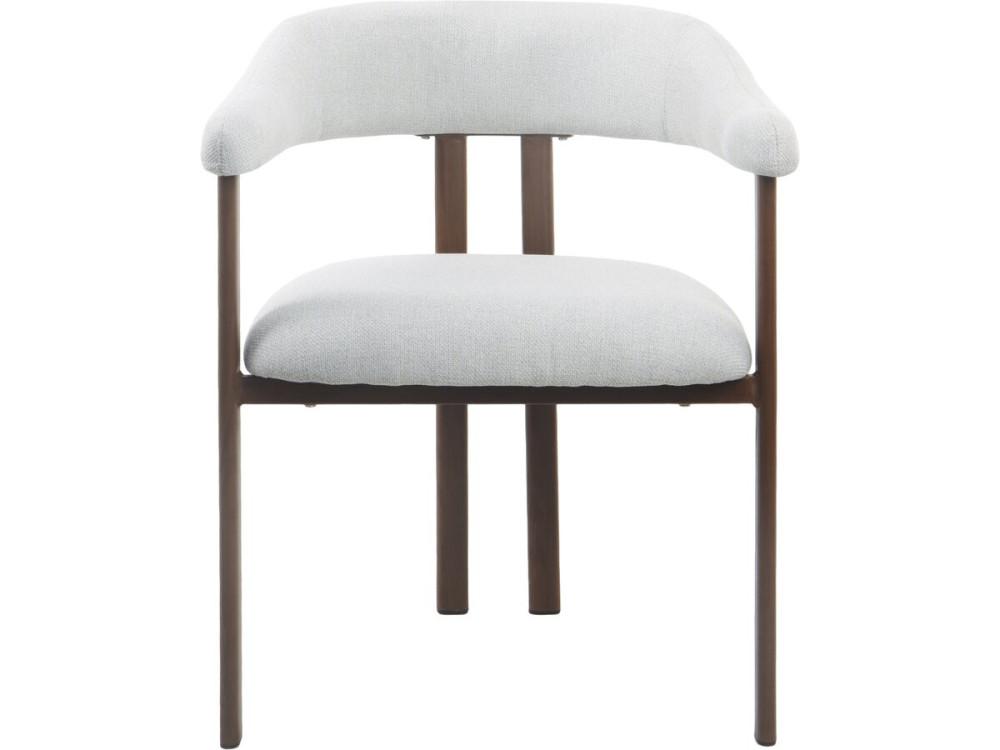 Lote de 2 sillas de comedor "Serelia" imitación madera - Gris claro