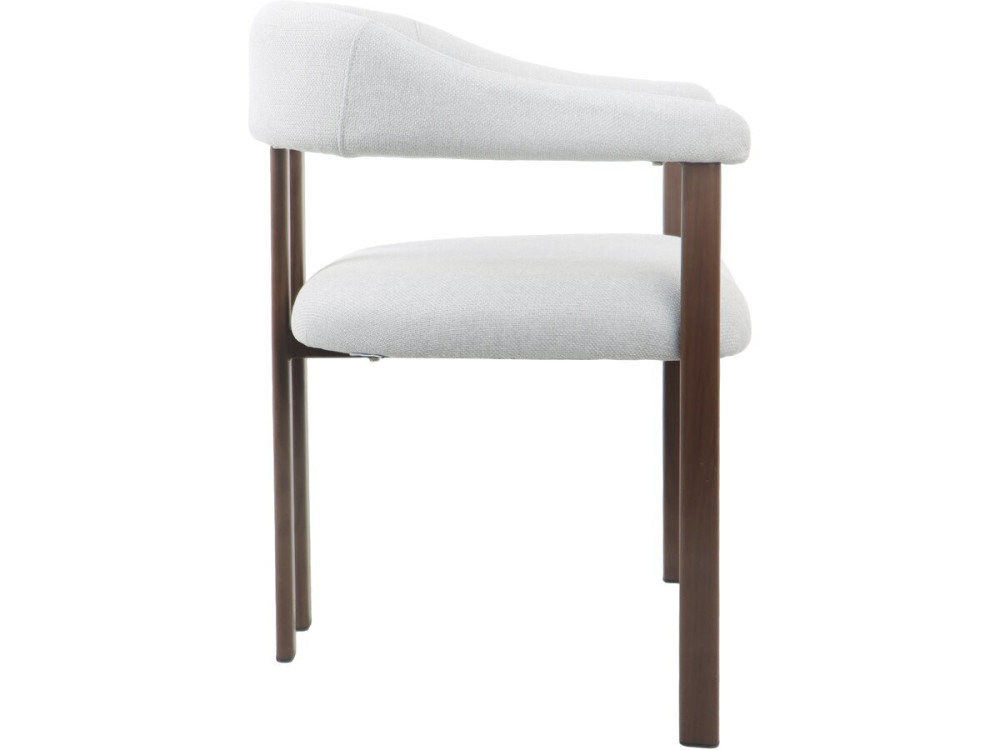 Lote de 2 sillas de comedor "Serelia" imitación madera - Gris claro