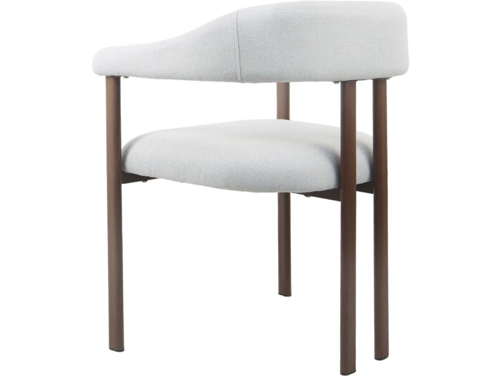 Lote de 2 sillas de comedor "Serelia" imitación madera - Gris claro