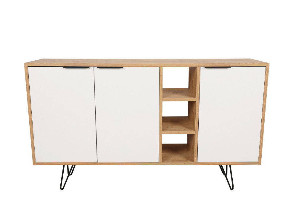 Consola de madera "Clara" 142 x 35,6 x 83 cm - Roble