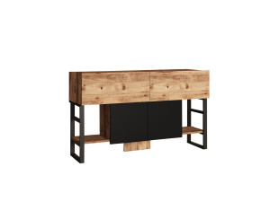 Aparador de madera "Mel" - 140 x 43 x 84 cm - Beige