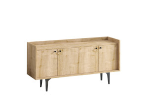 Aparador de madera "Navi" - 150 x 40 x 80 cm - Beige