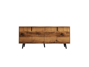 Aparador de madera "Latina" - 180 x 45 x 80 cm - Marrón