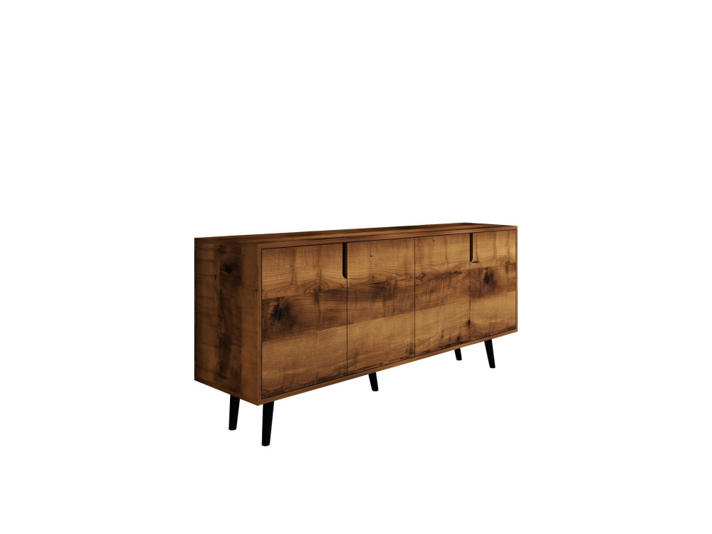 Aparador de madera "Latina" - 180 x 45 x 80 cm - Marrón