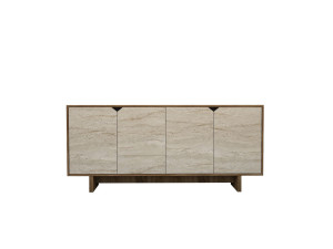 Aparador de madera «Istemi» - 180 x 40 x 81 cm - Travertino