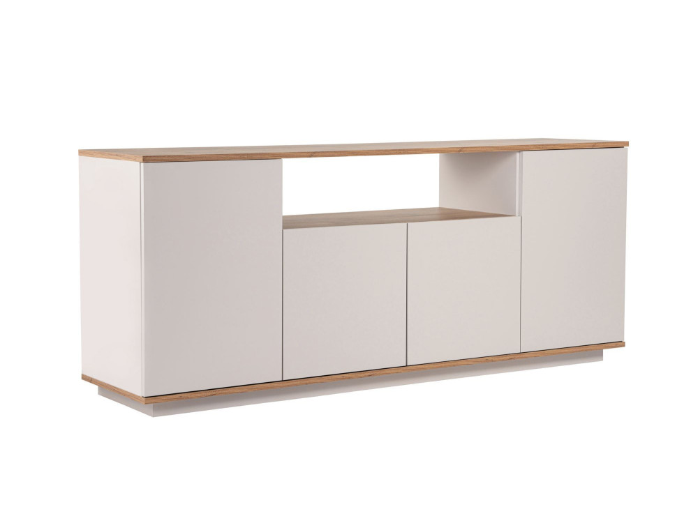 Aparador de madera "Arista" - 180 x 44 x 75 cm - Beige