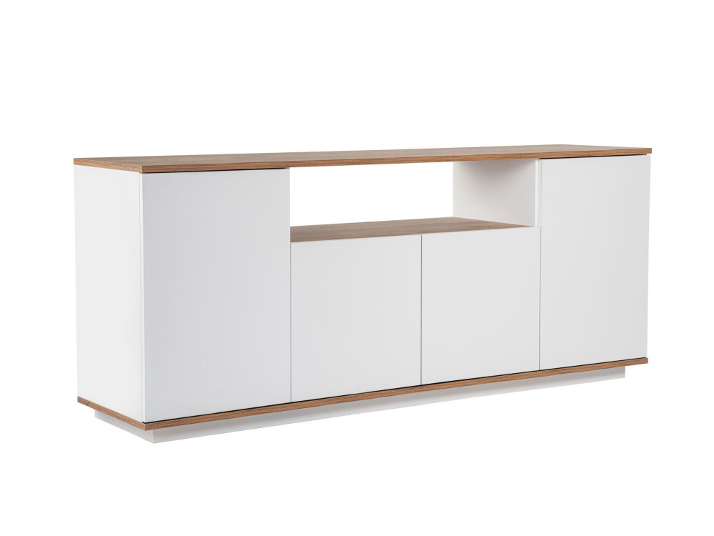 Aparador de madera "Arista" - 180 x 44 x 75 cm - Blanco