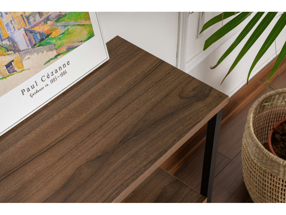 Aparador de madera "Solace" - 120 x 30 x 77 cm - Marrón