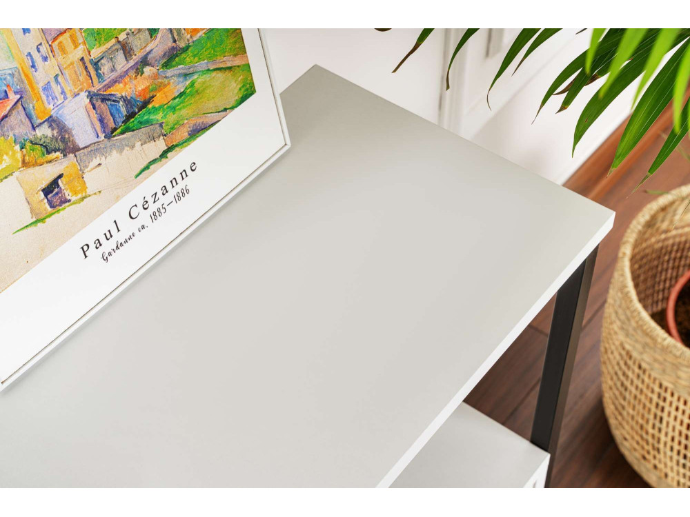 Aparador de madera "Solace" - 120 x 30 x 77 cm - Blanco
