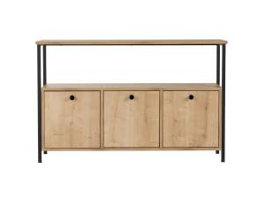Aparador de madera "Solace" - 120 x 30 x 77 cm - Beige