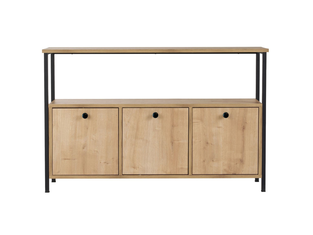 Aparador de madera "Solace" - 120 x 30 x 77 cm - Beige
