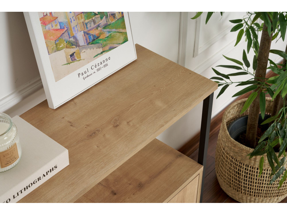 Aparador de madera "Solace" - 120 x 30 x 77 cm - Beige