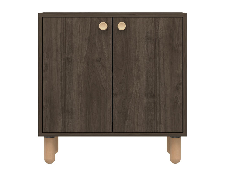 Aparador de madera "Lina" - 72 x 36 x 73 cm - Marrón