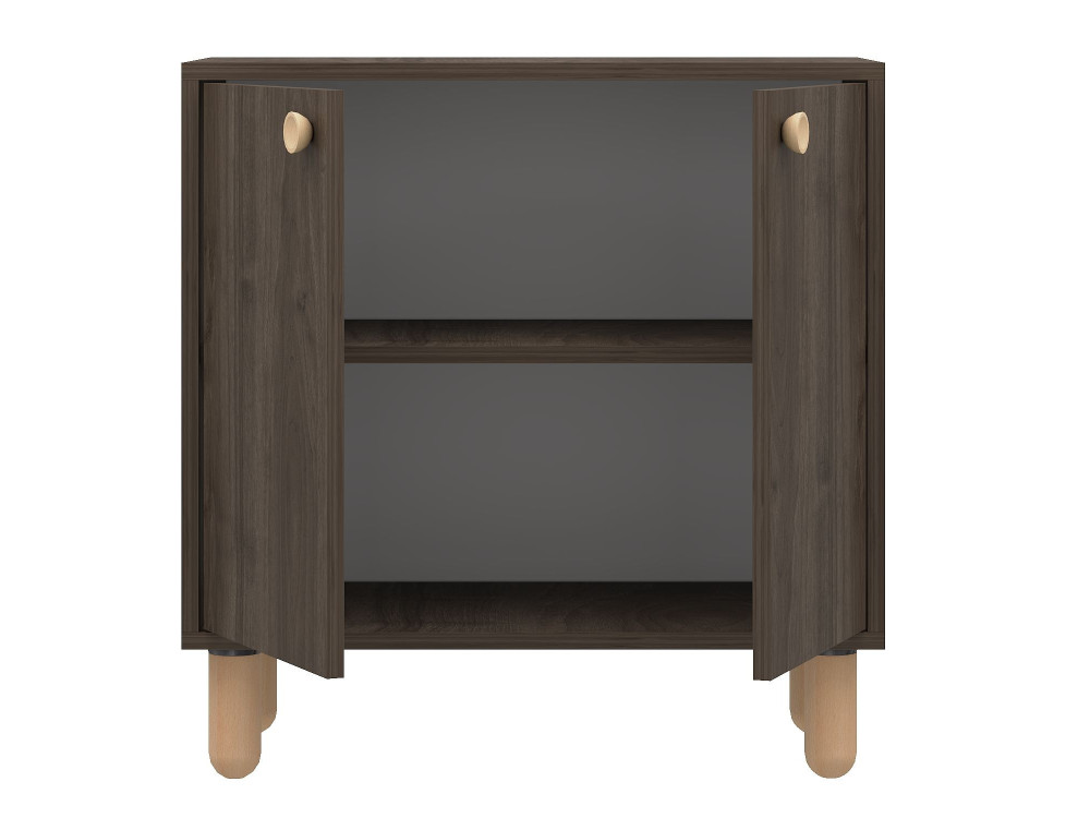 Aparador de madera "Lina" - 72 x 36 x 73 cm - Marrón