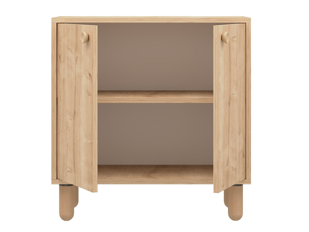 Aparador de madera "Lina" - 72 x 36 x 73 cm - Beige