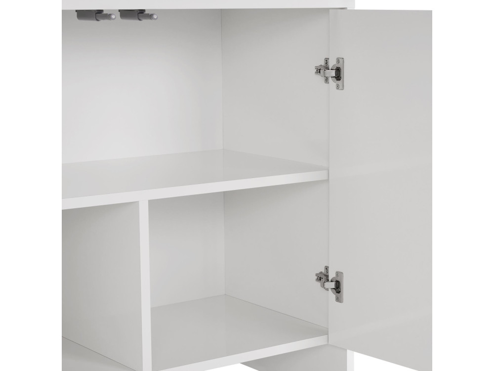 Aparador de madera "Arlen" - 180 x 45 x 80 cm - Blanco