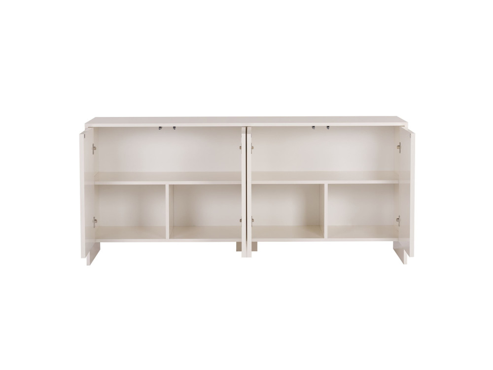 Aparador de madera "Arlen" - 180 x 45 x 80 cm - Crema