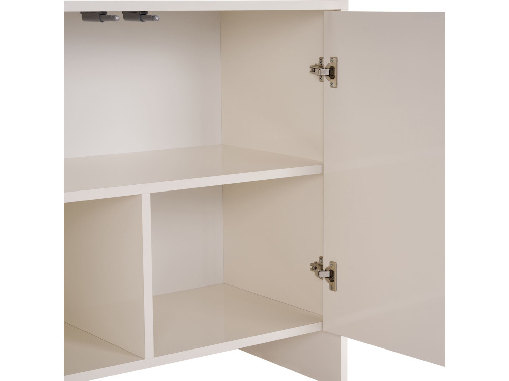 Aparador de madera "Arlen" - 180 x 45 x 80 cm - Crema