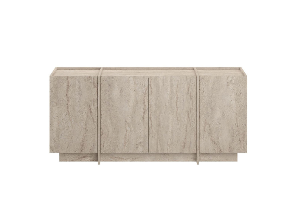 Aparador de madera "Dorma" - 180 x 45 x 80 cm - Travertino