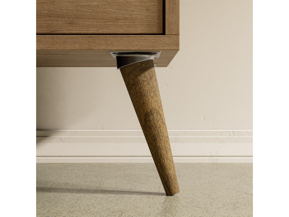 Aparador de madera "Exxen" - 180 x 45 x 80 cm - Marrón