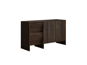 Aparador de madera "Laris 130" - 130 x 44 x 82 cm - Marrón