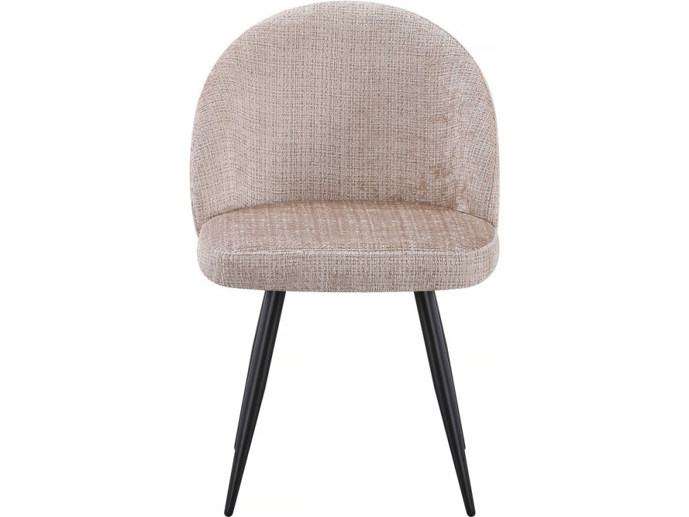 Juego de 2 sillas tapizadas "Samuel" - 53 x 51 x 82 cm - Beige