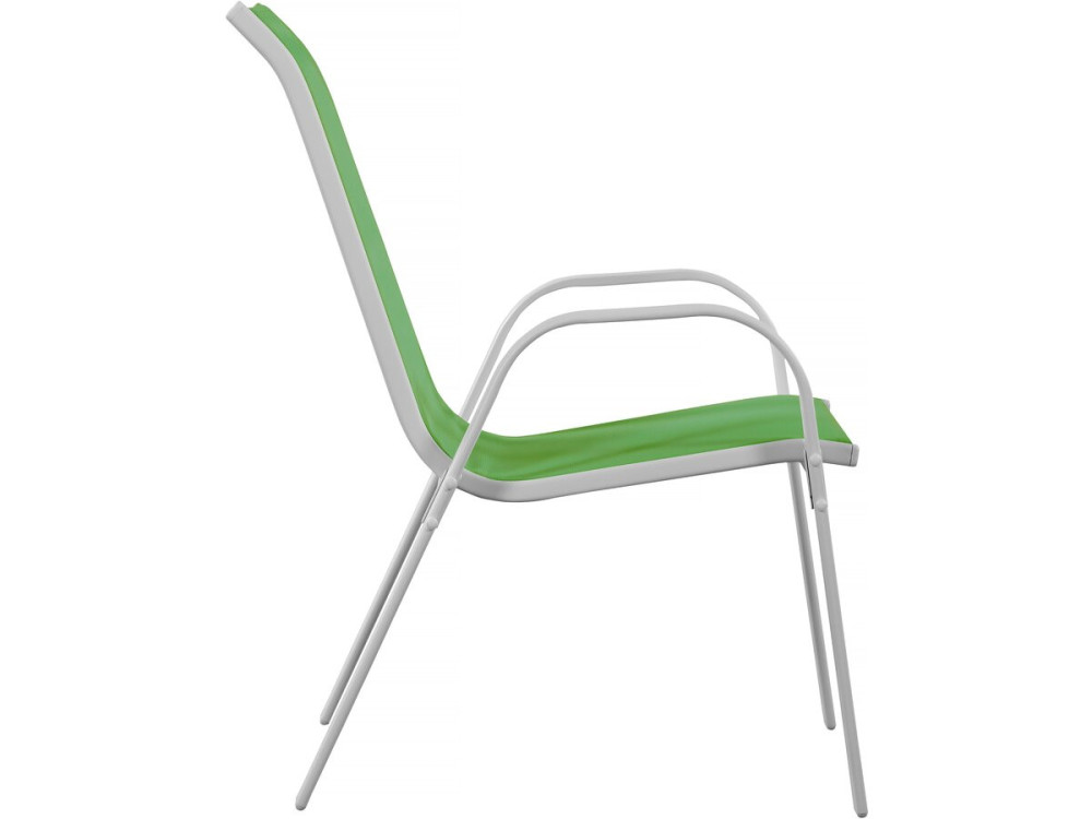 Juego de 2 sillas jardín Textileno "Cordoba" - Phoenix - Verde