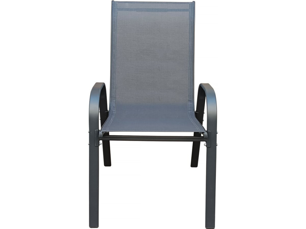 Silla de jardín "Cordoba" de textilene - Phoenix - Juego de 2 - Antracita