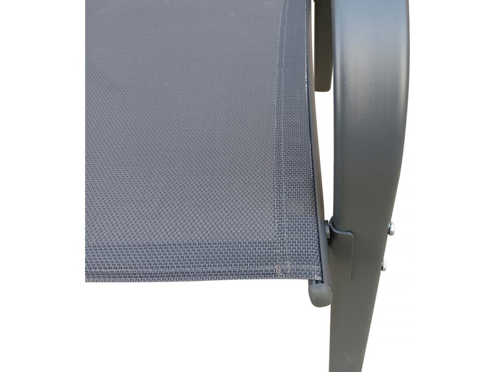 Silla de jardín "Cordoba" de textilene - Phoenix - Juego de 2 - Antracita