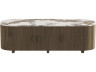 Mueble para la tele con encimera de cerámica Pandora «Azya» - 160 x 45 x 45 cm - Marrón