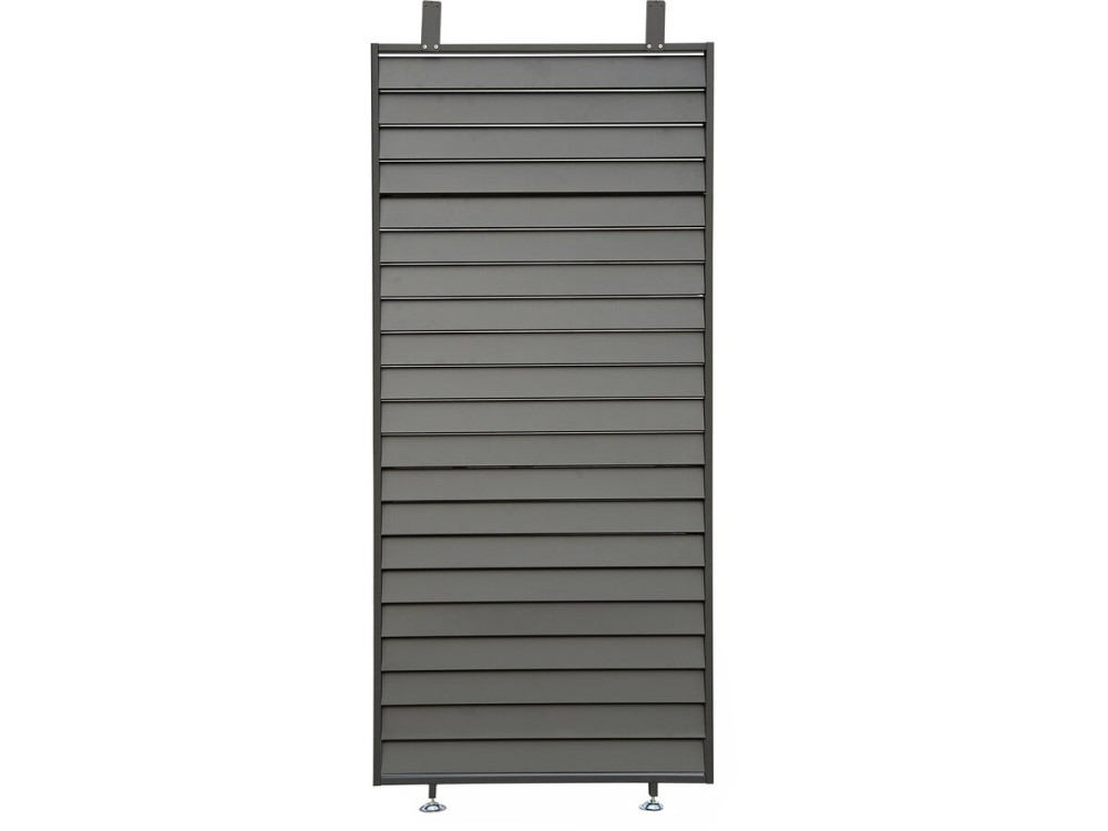 Pérgola bioclimática con 7 lamas de aluminio «Windsor» - 3 x 4 m - Gris