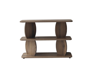 Mesita auxiliar de madera «Armonia» - 90 x 30 x 70 cm - Marrón