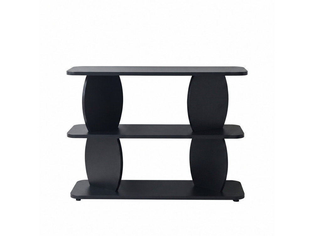 Mesita auxiliar de madera «Armonia» - 90 x 30 x 70 cm - Negro