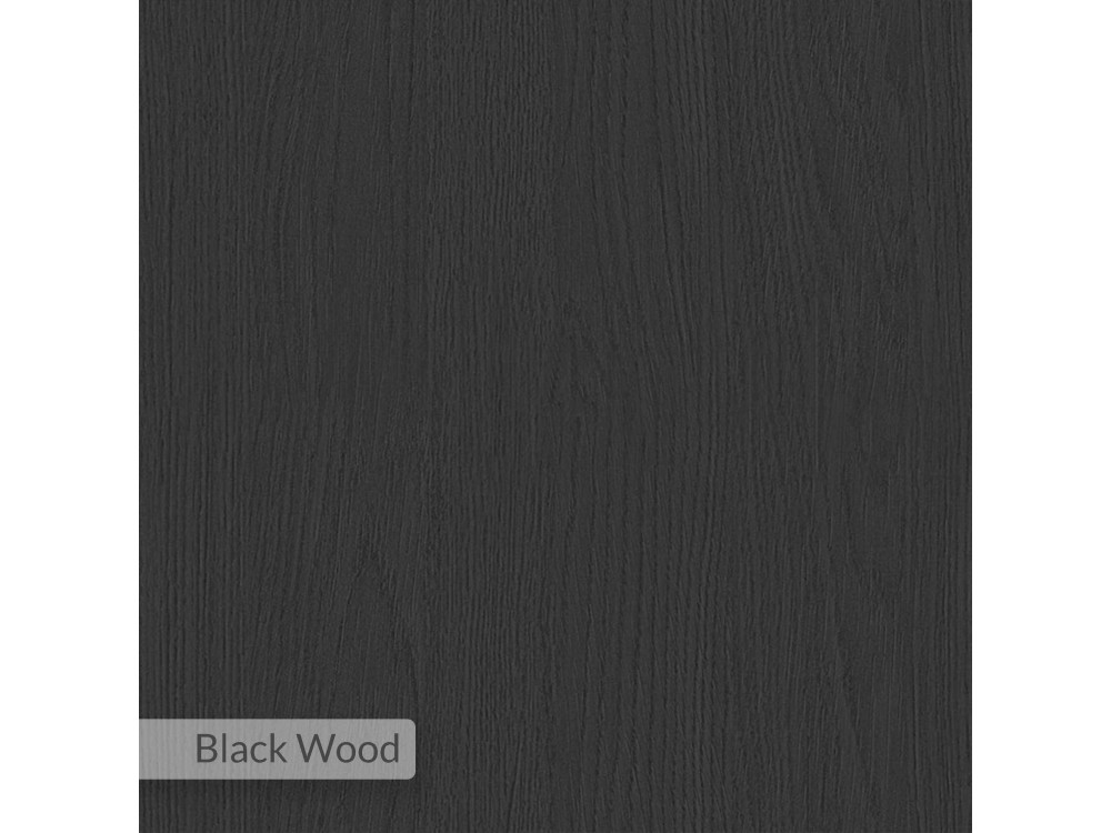 Mesita auxiliar de madera «HOMIA» - 56 x 25 x 56 cm - Negro