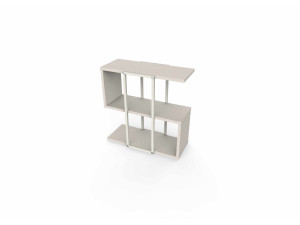 Mesita auxiliar de madera «HOMIA» - 56 x 25 x 56 cm - Gres