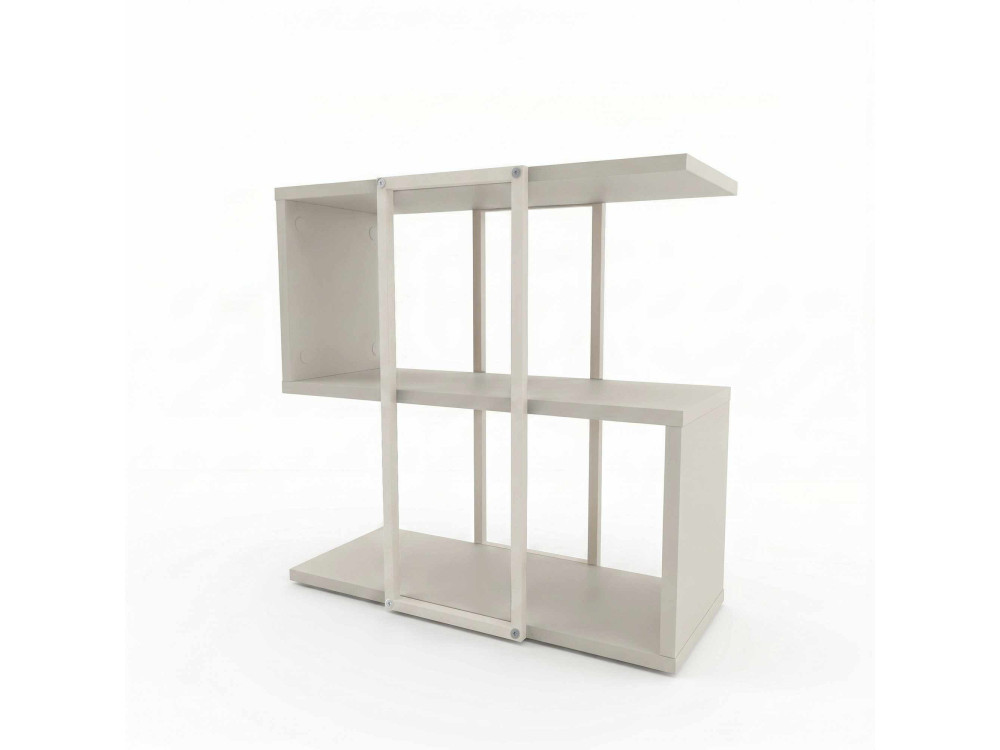 Mesita auxiliar de madera «HOMIA» - 56 x 25 x 56 cm - Gres