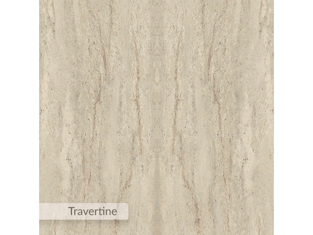 Mesita auxiliar de madera «HOMIA» - 56 x 25 x 56 cm - Travertino