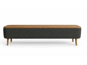 Mueble para la tele de madera «Sarven» - 120 x 30 x 45 cm - Antracita