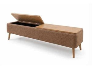 Mueble para la tele de madera «Sarven» - 120 x 30 x 45 cm - Marrón