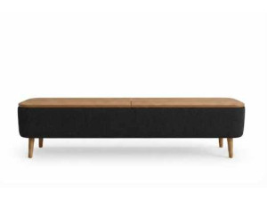 Mueble para la tele de madera «Sarven» - 120 x 30 x 45 cm - Negro