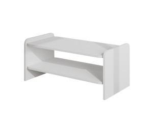 Mesa de centro de madera «Amon» - 90 x 45 x 40 cm - Blanca