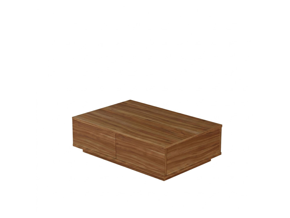 Mesa de centro de madera «Ave14» - 90 x 28,6 x 60 cm - Nogal