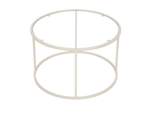 Mesa de centro de madera «Beige-Trs-80-Nrd-Srk» - 80 x 80 x 43 cm - Beige