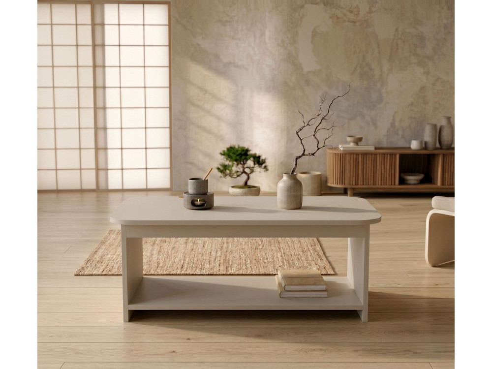 Mesa de centro de madera «Chb1» - 100 x 50 x 42 cm - Cachemira