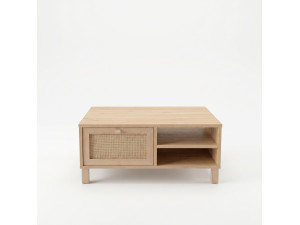 Mesa de centro de madera «Dune» - 90 x 60 x 39 cm - Roble
