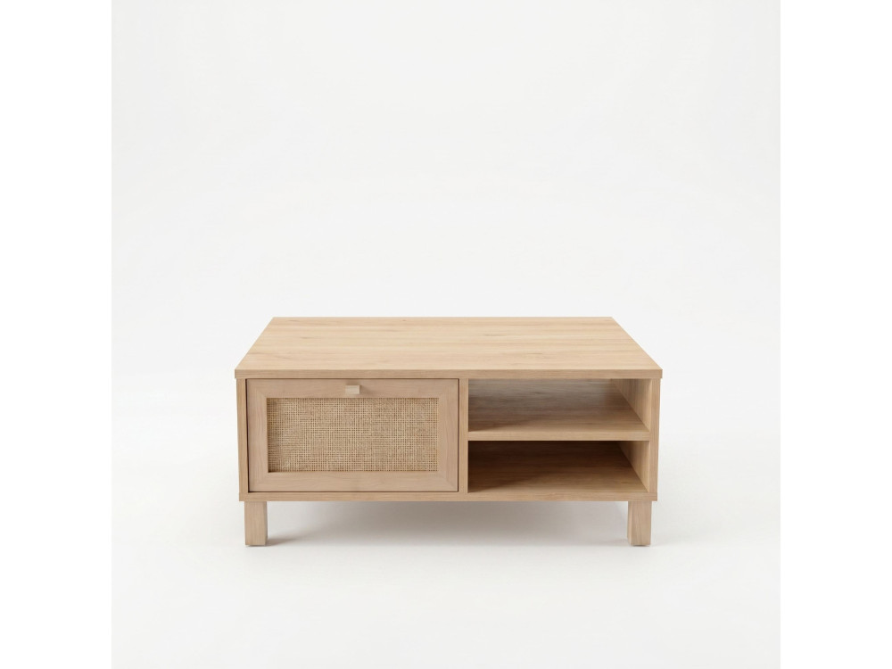 Mesa de centro de madera «Dune» - 90 x 60 x 39 cm - Roble