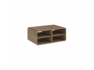 Mesa de centro de madera «ROVEL» - 80 x 50 x 32 cm - Natural