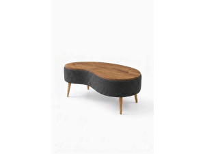 Mesa de centro de madera «Vera» - 98 x 50 x 45 cm - Antracita