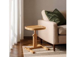 Mesita auxiliar de madera «Opus Kare 42» - 42 x 42 x 57 cm - Roble